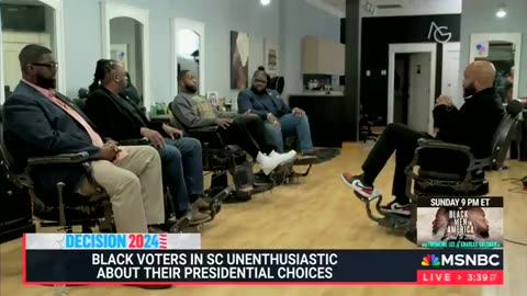 Even the "Black Barbers" from MSNBC want Trump back.