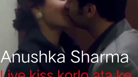 Anushka Sharma live kiss