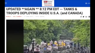 TANKS & TROOPS DEPLOYING INSIDE U.S.A. (and CANADA) ???