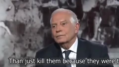 Borrell about war crimes