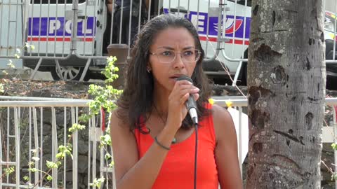 Discours solennel de Mme Nelsy Guérin - Manifestation du 27 nov. 2021 Saint-Denis de La Réunion