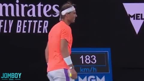 Rafael Nadal gets heckled at the Australian Open!!! HILARIOUS