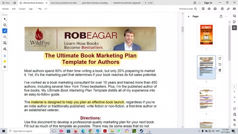 The Ultimate Book Marketing Plan: Template for Authors