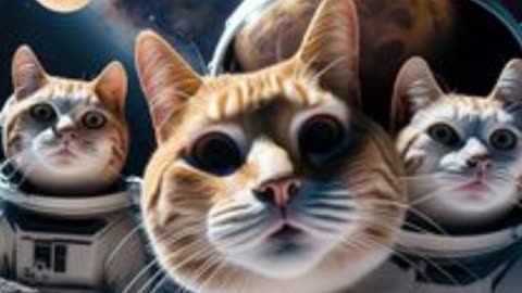 THE FAMOUS CAT I had so #dreamed# of going to space%