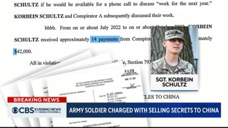 US Soldier Charged With Selling Military Weapon Secrets To China