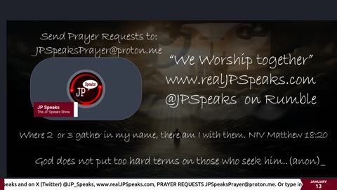 We Worship Together /w JP Speaks