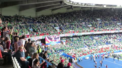 WILL GRIGG'S ON FIRE! Sung by Northerns Ireland fans