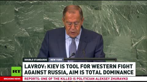 Lavrov:"L'Occidente(Vaticano,USA,UE,Israele etc e le loro associazioni a delinquere massoniche pagane) puntano al dominio totale usando l'Ucraina come strumento per combattere contro la Russia"