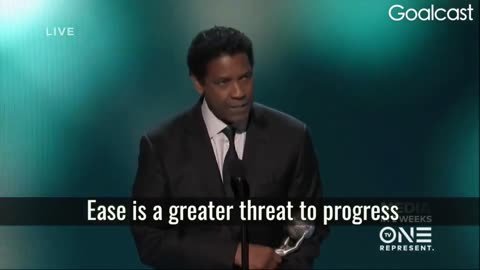 🎬 "Ease is a greater threat to progress than hardship." - Denzel Washington 🚀