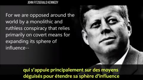 Une pensée pour JFK qui avait presque tout compris. Le plan, mais pas la nature du mal... (Vostfr)