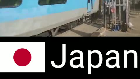 India vs Japan Train speed