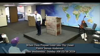 When Thou Prayest Enter into Thy Closet | Pastor Steven Anderson