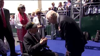 King Charles and PM Sunak pay tribute to D-Day veterans