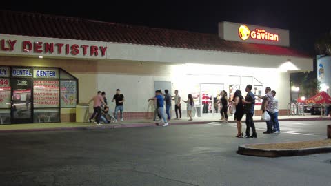 Los Angeles Parking Lot Fight