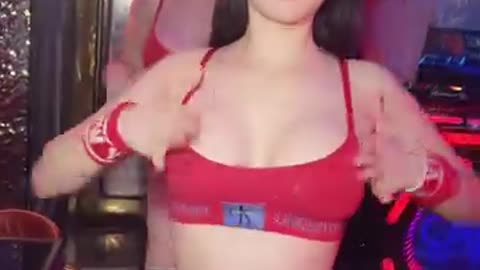 Beautiful girl tiktok video