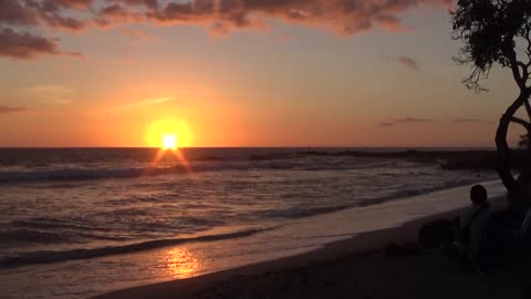 Kailua-Kona, HI — Kohanaiki Beach Park - Sunset