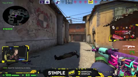 s1mple FPL 1v5