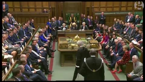 Dennis Skinner shouts 'hands off the BBC' ahead of the Queen's speech