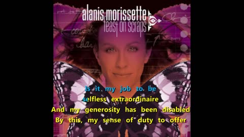 Alanis Morissette - Offer {karaoke extraordinaire}