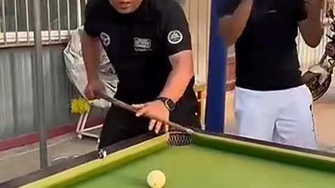 Funny video billiards, million views