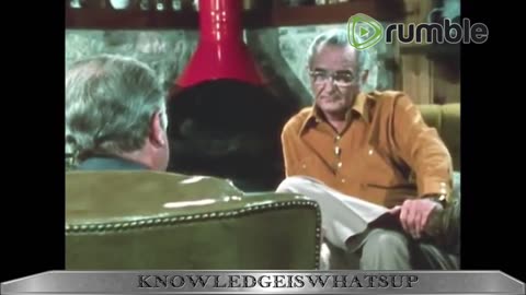 LBJ's (President Lyndon Johnson) LAST interview! (1973)
