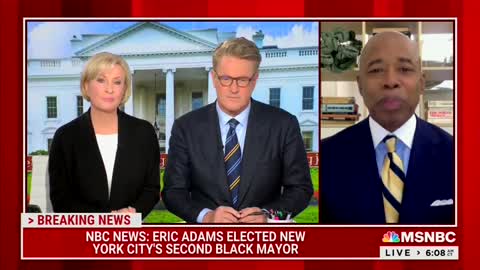 NYC Mayor-elect Eric Adams speaks on MSNBC