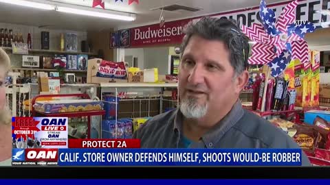 Calif. store owner defends himself, shoots would-be robber