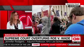 CNN Guest Starts to Cry Over the Death of Roe v Wade