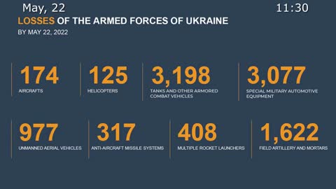 🇷🇺🇺🇦 22/05/2022 The war in Ukraine Briefing by Russian Defence Ministry