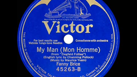 My Man - Fanny Brice 1921