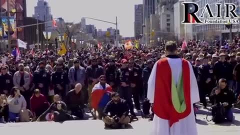 Rolling Thunder Rally: Pastor condemns Trudeau’s unconstitutional mandates & authoritarian measures.