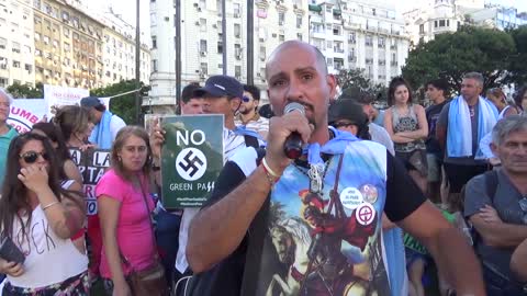 Marcha en contra del pase sanitario en Argentina: 8 de enero de 2022 ( 4 )