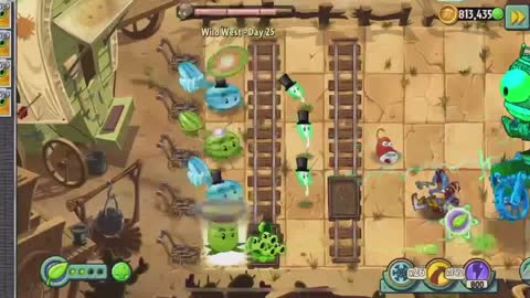 Plants vs Zombies 2 Wild West - Day 25