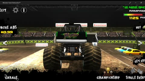 Monster Jam monster truck Monday show 16 part 1(video game monster truck freestyle)