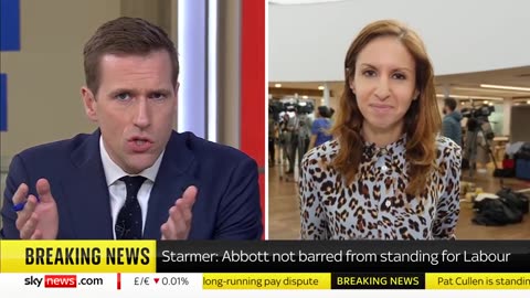 Diane Abbott not barred from standing for Labour candidate, Sir Keir Starmer says Vote 2024 Sky