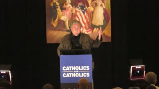 Steve Bannon Speaks At The Catholics For Catholics Event