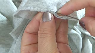 Uma maneira de arrematar costura na maquina overlok