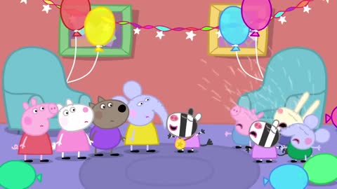 Peppa Pig Celebrates Edmond Elephants Birthday |
