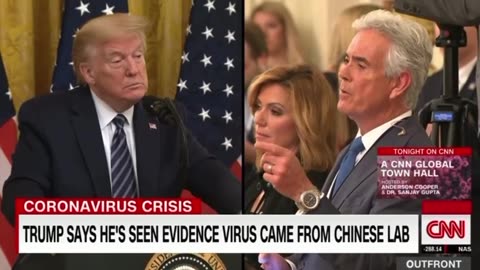 President Trump sent the Fake News into an uproar when he said .... virus came from the Wuhan Lab.