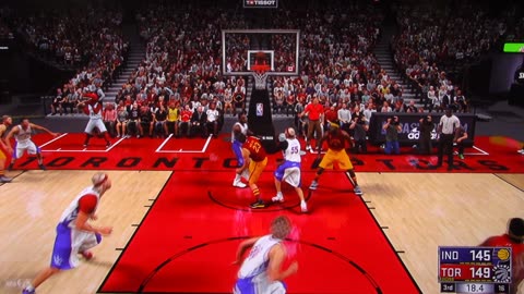 NBA2K: Indiana Pacers vs Toronto Raptors (Overtime-Buzzer Beater)