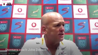 Stormers coach John Dobson on his side's performance against the Dragons