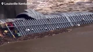 Ohio 2 happening now, barge sunk