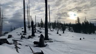 Sunrise Summit Panorama – Central Oregon – Potato Hill Sno-Park – 4K