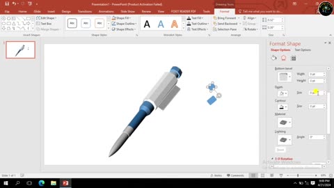 How to draw Scientific Colorful Laboratory Tool Pipette using Microsoft PowerPoint