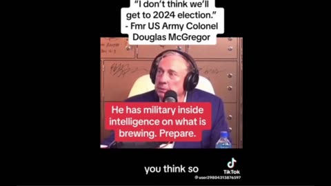 Fmr US Army Colonel Douglas McGregor