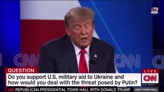 Trump on Ukraine war : I want everybody to stop dying. They're dying. Russians and Ukrainians.