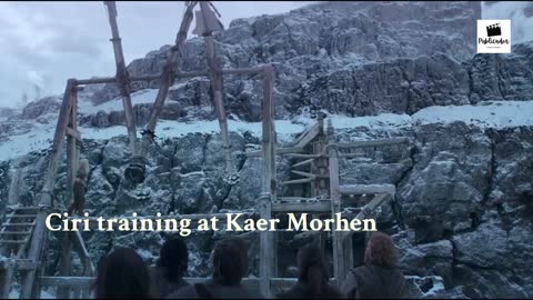 Ciri training at Kaer Morhen _ The Witcher