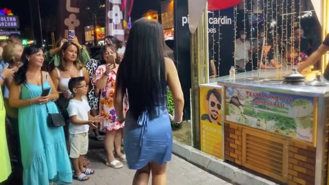 viral video viral dance Turkish ice cream