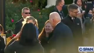 Little Girl Shows Exactly What To Do When Biden Touches You