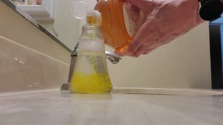 Homemade foamy handsoap